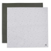 Lange Gaze de Coton Large 115x115cm StarGaze - Leaf Green - 2 Unités