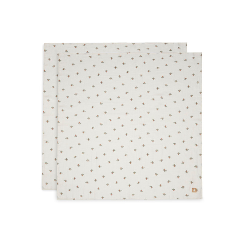 Lange Gaze de Coton Large 115x115cm - Rosehip - 2 Unités