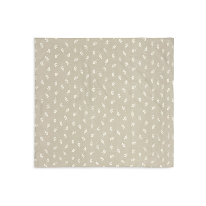 Lange Gaze de Coton Large 115x115cm Twig - Olive Green - 2 Unités