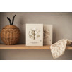Lange Gaze de Coton Large 115x115cm Animals - Olive Green - 2 Unités