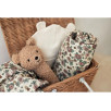 Lange Gaze de Coton Large 115x115cm - Retro Flowers - 2 Unités