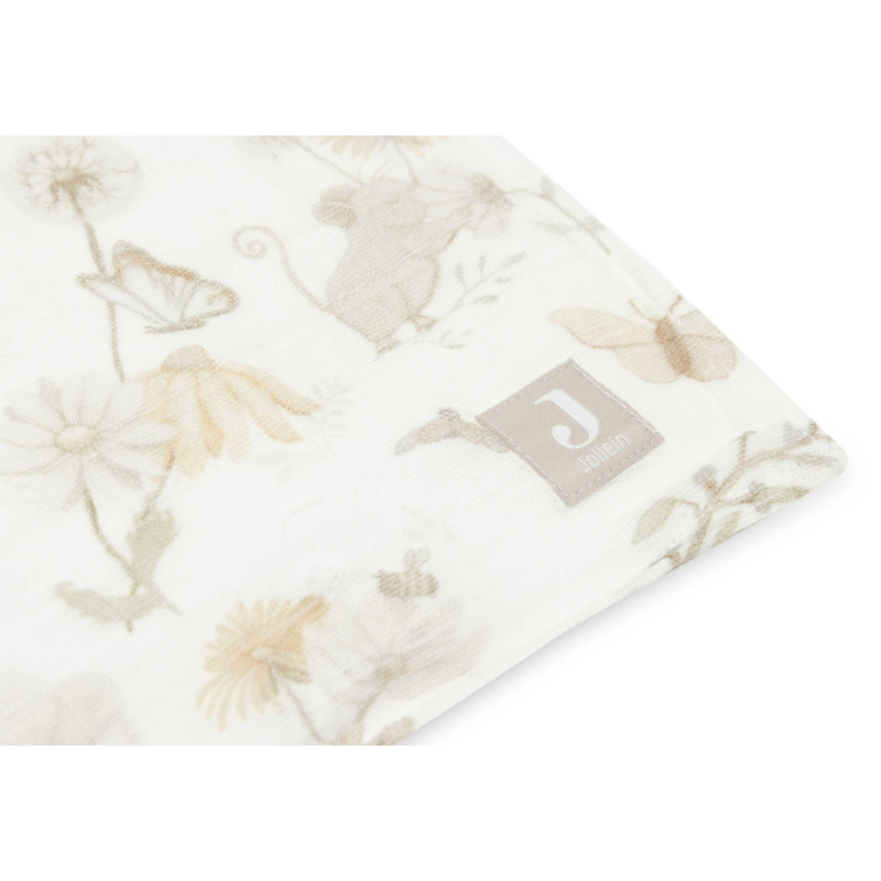Lange Gaze de Coton Large 115x115cm - Dreamy Mouse