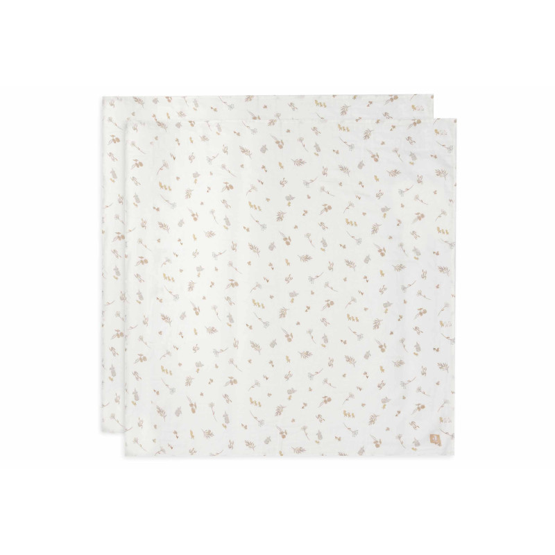 Lange Gaze de Coton Large 115x115cm - Riverside - 2 Unités