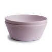 Lot de 2 bols ronds Mushie Soft Lilac