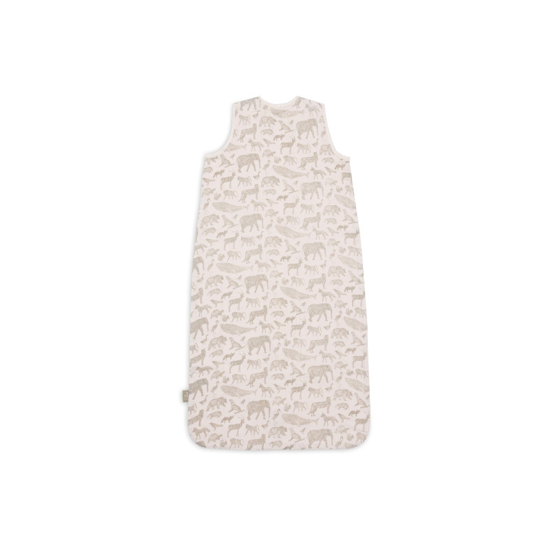 Gigoteuse Gaze de Coton 110cm Animals - Olive Green