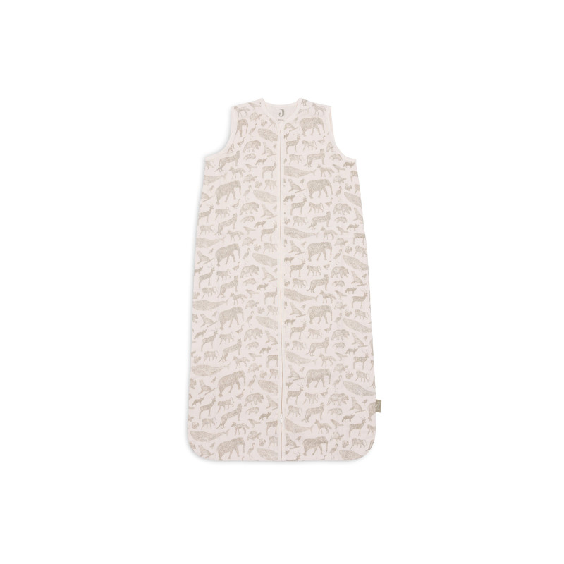 Gigoteuse Gaze de Coton 110cm Animals - Olive Green