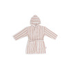 Peignoir 1-2 ans Stripe Éponge - Wild Rose - GOTS Peignoir 1-2 ans Stripe Éponge - Wild Rose - GOTS