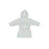 Peignoir Éponge 1-2 ans Stripe - Sea Green - GOTS Peignoir Éponge 1-2 ans Stripe - Sea Green - GOTS