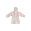 Peignoir 3-4 ans Stripe Éponge - Wild Rose - GOTS Peignoir 3-4 ans Stripe Éponge - Wild Rose - GOTS