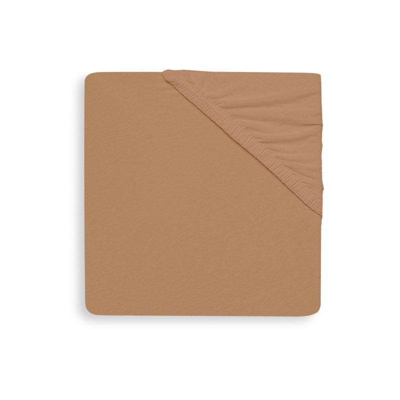 Drap-housse Jersey 60x120cm - Biscuit
