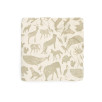 Drap-housse Jersey 40/50x80/90cm Animals - Olive Green Drap-housse Jersey 40/50x80/90cm Animals - Olive Green