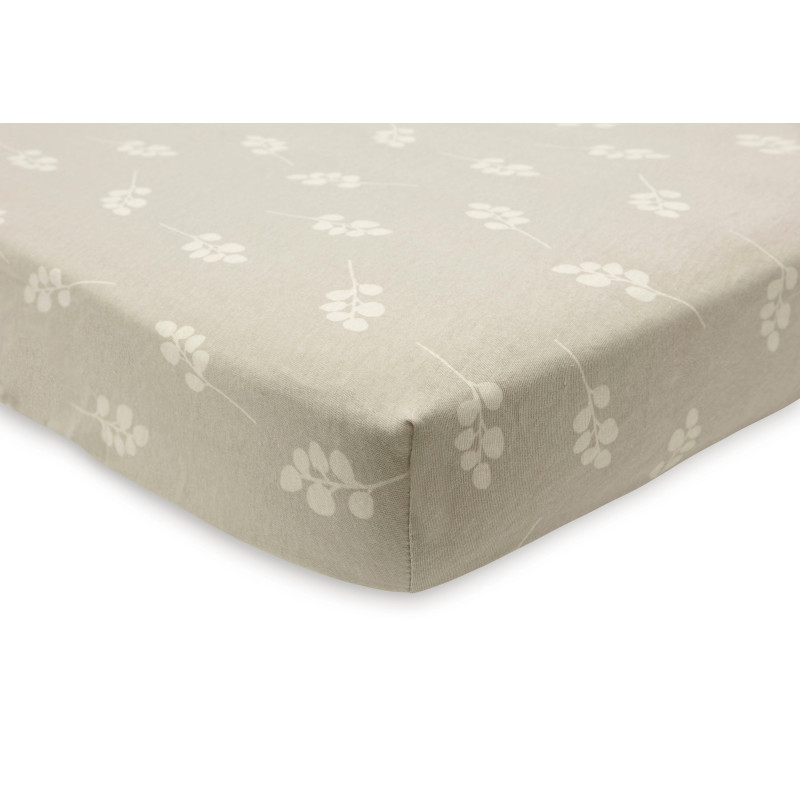 Drap-housse Jersey 40/50x80/90cm Twig - Olive Green