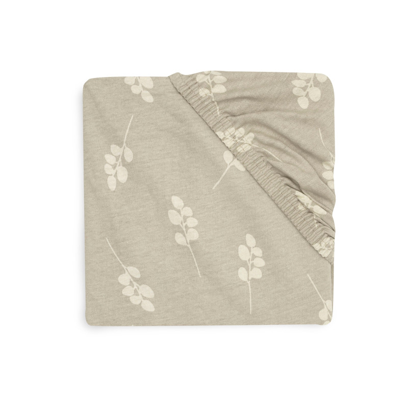 Drap-housse Jersey 40/50x80/90cm Twig - Olive Green