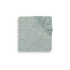 Drap-housse Jersey 40/50x80/90cm Snake - Ash Green