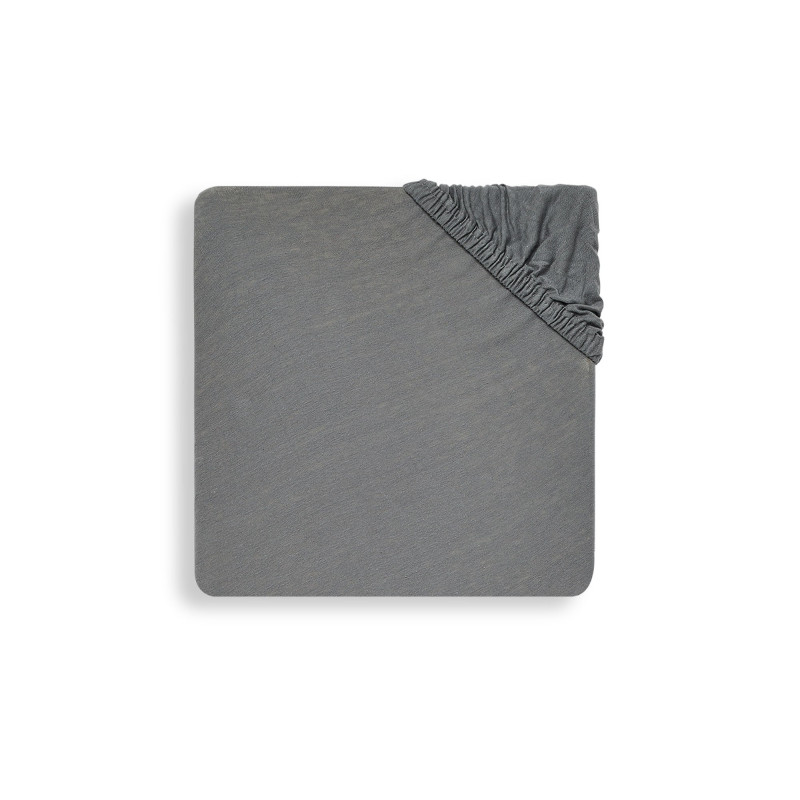Drap-housse Jersey 40/50x80/90cm - Storm Grey