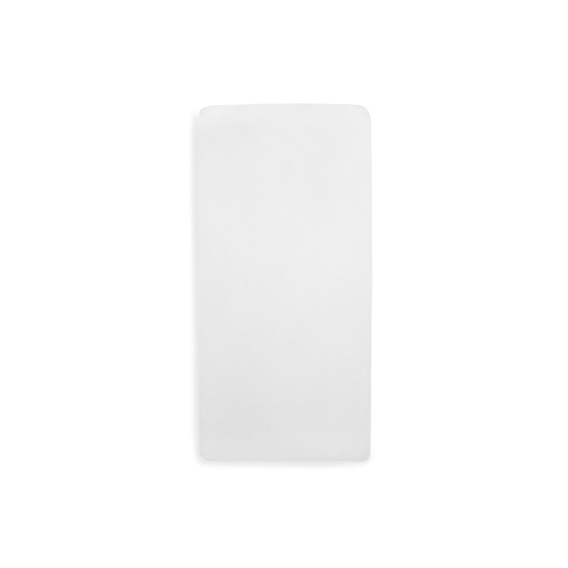Drap-housse tissu Coton 40x80cm - Blanc