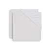 Drap-housse Jersey 60x120cm - Blanc - 2 Unités Drap-housse Jersey 60x120cm - Blanc - 2 Unités