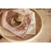 Bavoir Bandana Gaze de Coton - Wild Rose/Oatmeal - 2 Unités