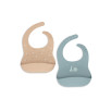 Bavoir Silicone - On The Go - 2 Unités
