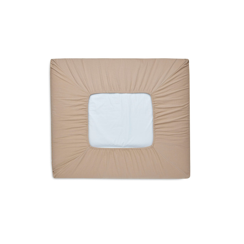 Housse matelas à Langer 75x85cm Pure Knit - Biscuit - GOTS