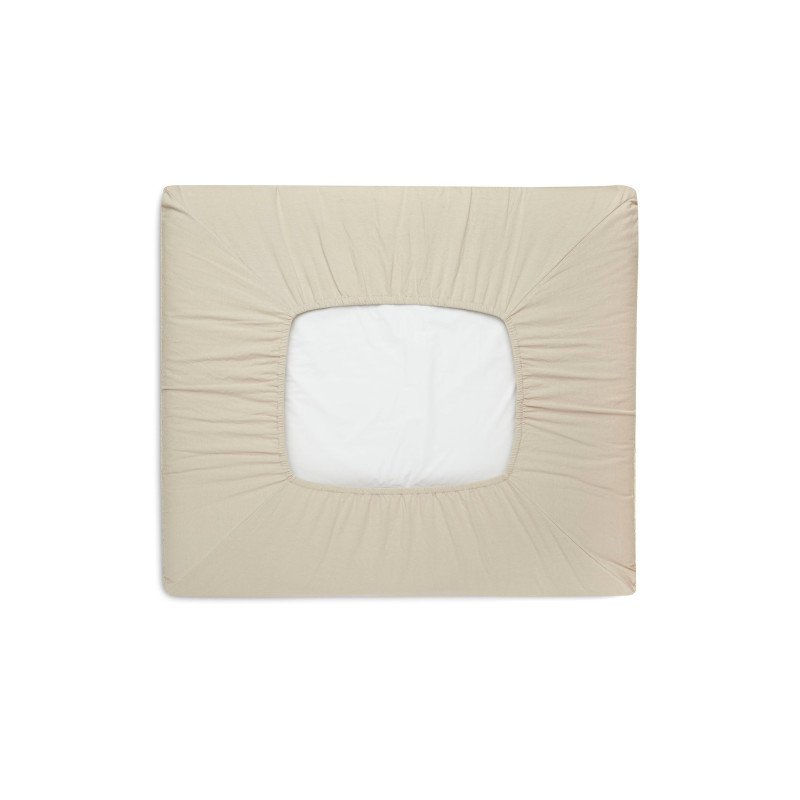 Housse matelas à Langer 75x85cm Pure Knit - Nougat - GOTS