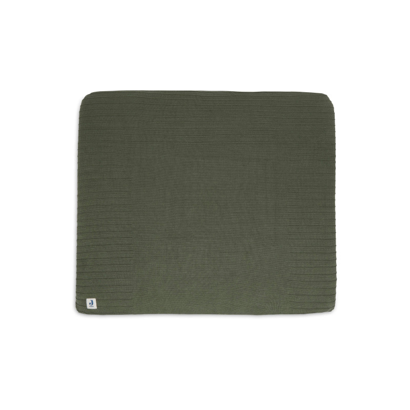 Housse matelas à Langer 75x85cm Pure Knit - Leaf Green - GOTS