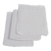 Gant de toilette gaze Coton White - 3 Unités