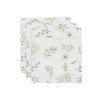 Serviette Gaze de Coton Wild Flowers - 3 Unités