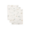 Gant de Toilette Gaze de Coton 15x20cm - On The Go - 3 Unités