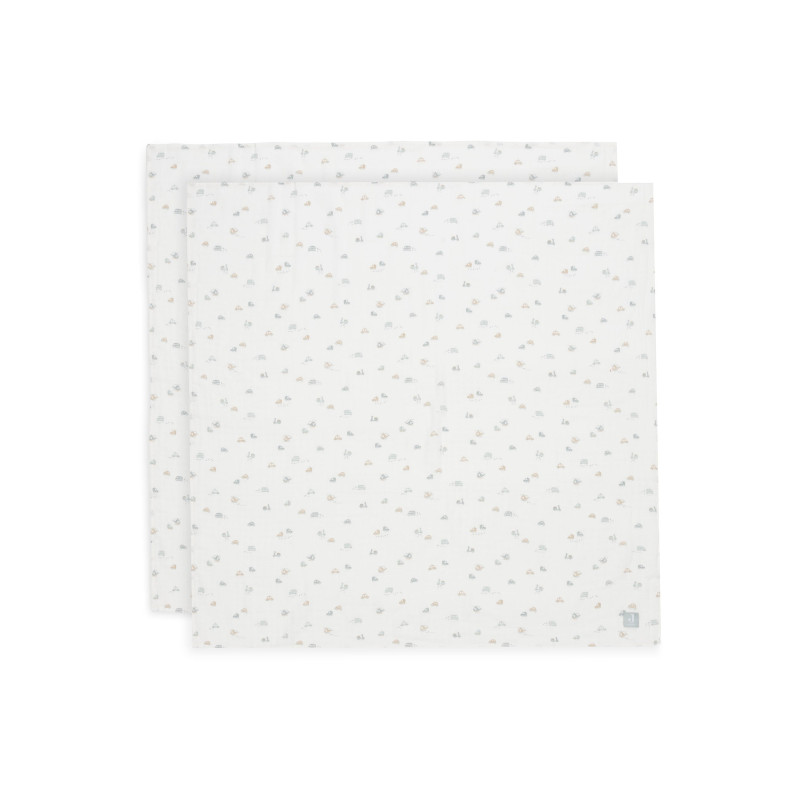 Lange Gaze de Coton Large 115x115cm - On The Go - 2 Unités