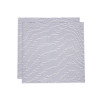 Lange Gaze de Coton Large 115x115cm Miffy Stripe - Navy - 2 Unités