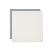Lange Gaze de Coton Large 115x115cm - Sea Green/Ivory - 2 Unités Lange Gaze de Coton Large 115x115cm - Sea Green/Ivory - 2 Unités