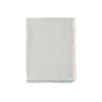 Couverture Gaze De Coton 120x120cm Fringe Stripe - Sea Green