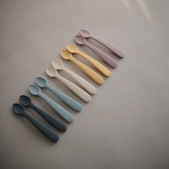 Lot de 2 cuillères silicone Jaune