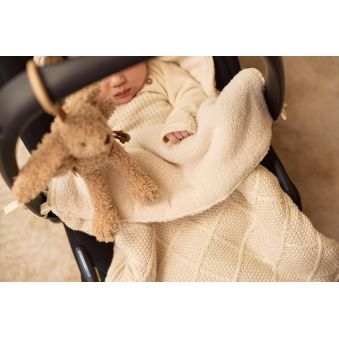 Nid d'Ange groupe 0+ 3/5 points Check Knit - Oatmeal