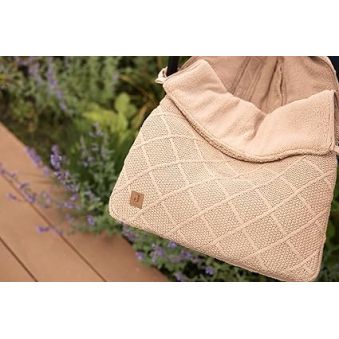 Nid d'Ange groupe 0+ 3/5 points Check Knit - Biscuit