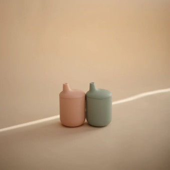 Tasse à bec Mushie - Blush