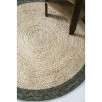 Tapis jute & laine Yhuki