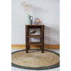 Tapis jute & laine Yhuki