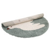 Tapis chambre enfant petit oiseau Bohemian Bird Aqua Tapis chambre enfant petit oiseau Bohemian Bird Aqua