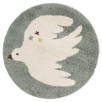 Tapis chambre enfant petit oiseau Bohemian Bird Aqua Tapis chambre enfant petit oiseau Bohemian Bird Aqua