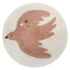 Tapis chambre enfant petit oiseau Bohemian Bird Creme Tapis chambre enfant petit oiseau Bohemian Bird Creme