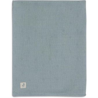 Couverture 100x150cm Cosy Knit - Sea Green/Velvet