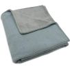 Couverture 100x150cm Cosy Knit - Sea Green/Velvet Couverture 100x150cm Cosy Knit - Sea Green/Velvet