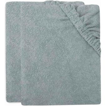 Housse matelas à langer Eponge 50x70cm - Sea Green - 2 Unités