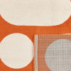 Tapis salon retro Groovy orange 120 X 160 cm Tapis salon retro Groovy orange 120 X 160 cm