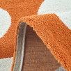 Tapis salon retro Groovy orange 160 X 230 cm Tapis salon retro Groovy orange 160 X 230 cm