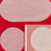 Tapis salon retro Groovy rouge 200 X 280 cm Tapis salon retro Groovy rouge 200 X 280 cm