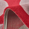 Tapis salon retro Groovy rouge 200 X 280 cm Tapis salon retro Groovy rouge 200 X 280 cm