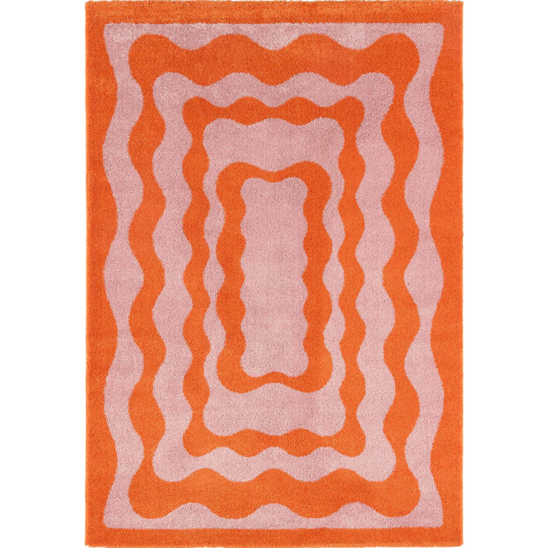 Tapis vintage Groovy Orange  160 X 230 cm